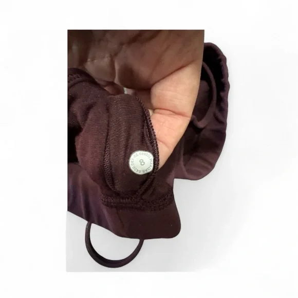 Lululemon Flow-Y Sports Bra Burgundy - Picture 3 of 3
